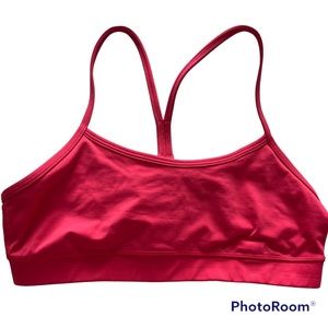 🍋Lululemon Hot Pink Flow Y Sports Bra - size 8🍋